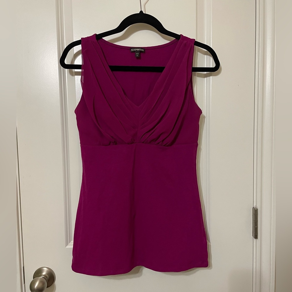 Express Purple Tank Top